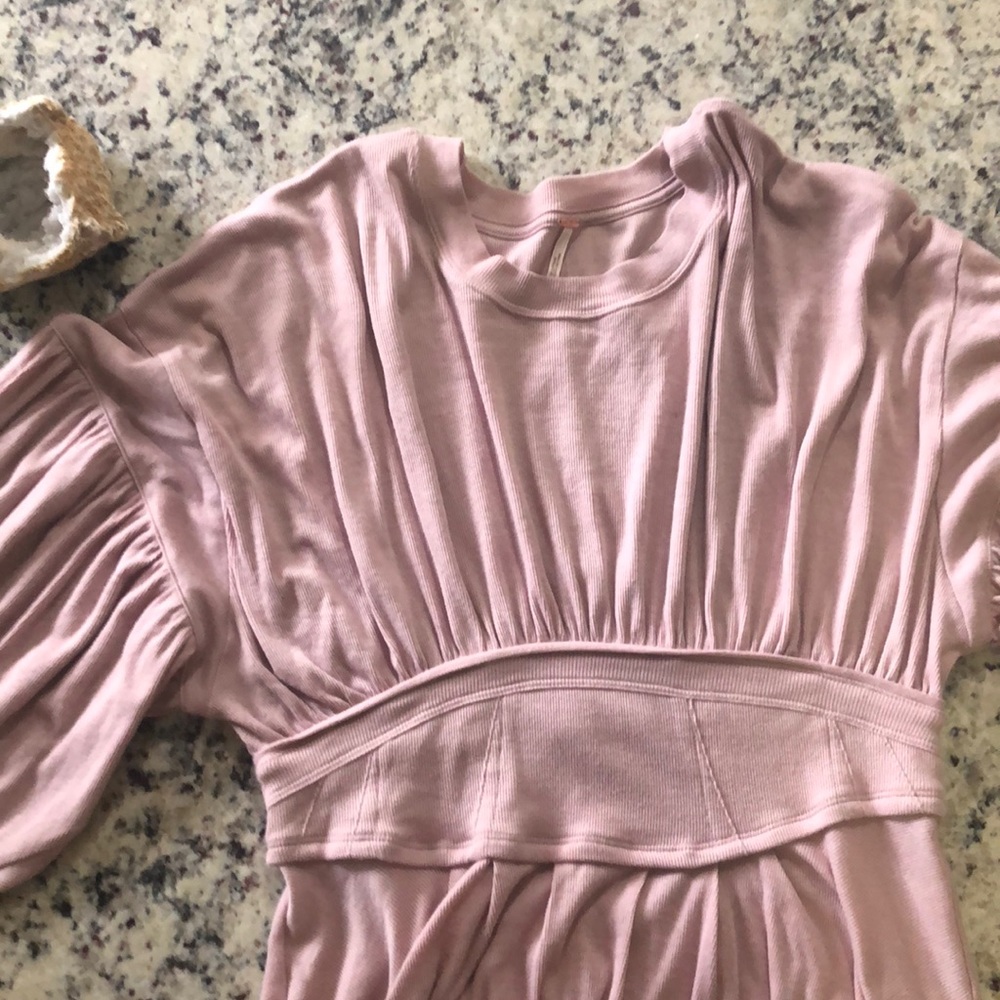 blush peasant top